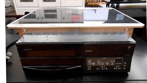 動作未確認品 日立 ビルトイン IHクッキングヒーター HTW-4SF 一般家庭  