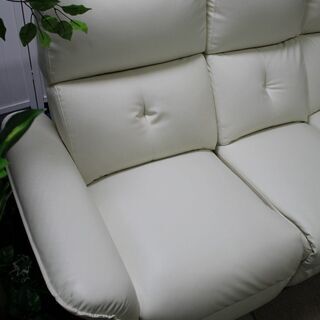 R2028) ニトリ 電動リクライニングソファ NSクリーン ピュールNN ソファテーブル付 3P ソファ 店頭取引大歓迎♪