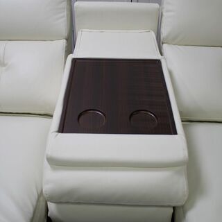 R2028) ニトリ 電動リクライニングソファ NSクリーン ピュールNN ソファテーブル付 3P ソファ 店頭取引大歓迎♪