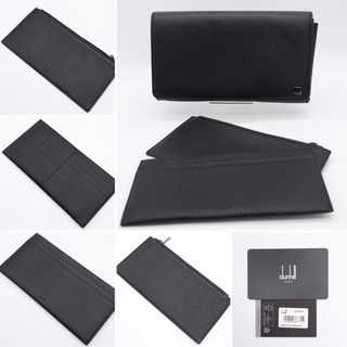 Dunhill/二つ折り 長財布》Aランク カード入 小銭入取り外し可 美品