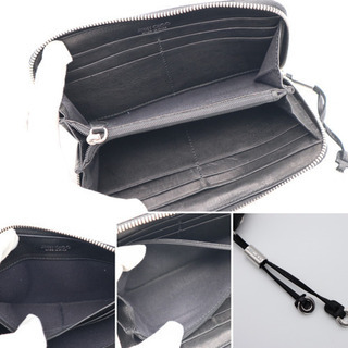 《JIMMY CHOO/スタースタッズ ラウンドファスナー長財布》ABランク 美