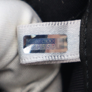 《JIMMY CHOO/スタースタッズ ラウンドファスナー長財布》ABランク 美