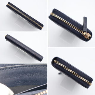 GUCCI/グッチシマ ラウンドファスナー 長財布》ABランク 箱 ネイビー
