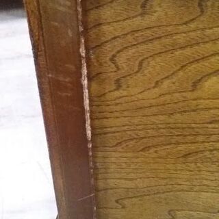 【店舗同時販売中】　クラシカル　木製４段チェスト　線彫り　引出蟻組