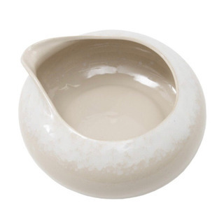 【新品】ＧＥＸ　和の鴨口陶器鉢　白練＋めだか3匹＋浮き草