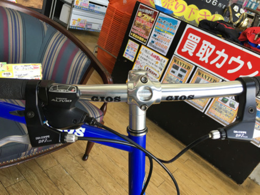 極美品 GIOS MIGNON 20インチ自転車 ミニベロ 青 510mm ジオス 極美品 GIOS MIGNON 20インチ自転車 ミニベロ 青 510mm ジオス