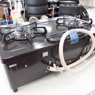 2018年製ガステーブル 都市ガス用 13A パロマ IC-N86B-R 水無し片面焼き ガスコンロ 苫小牧西店