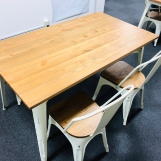 ほぼ新品】お洒落ダイニングテーブル4点セット