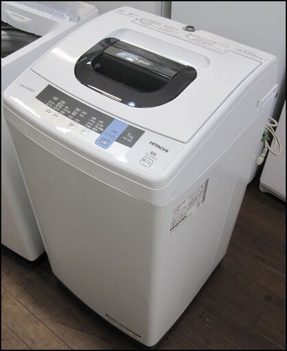 新生活！19800円 日立 全自動洗濯機 5kg 2019年製 NW-50C 給水・排水ホース付き