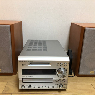 スピーカー売ります！ONKYO CD,MDチューナーアンプ　スピ...