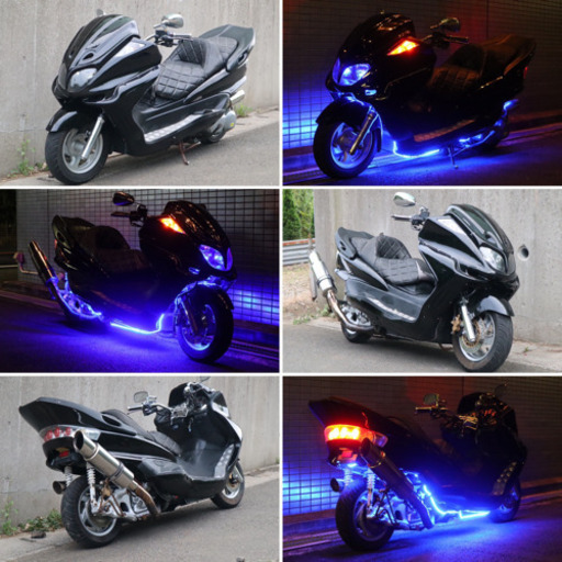 【YAMAHA マジェスティ】格安‼︎★定番ブラックカスタム‼︎★LEDスピ付き