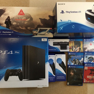 PS4 Pro(CUH-7000BB01)+PSVR+moveコ...