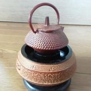 南部鉄器　茶釜　装飾品