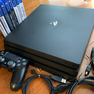 値下げ交渉してください！人気ソフト8本付き！ps4  pro 1TB