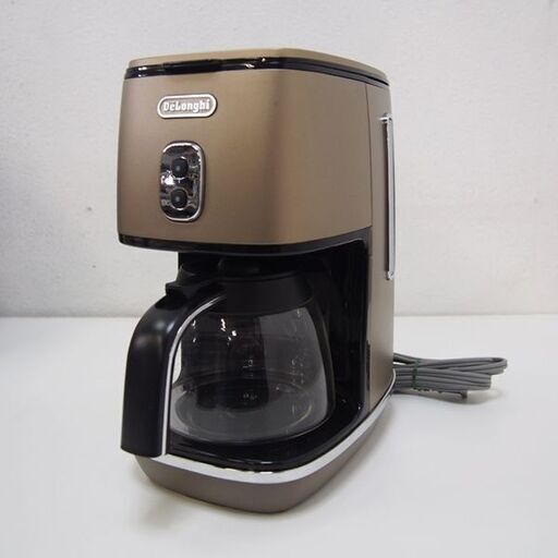 【良品】デロンギ DeLonghi ディスティンタコレクション ドリップコーヒーメーカー 6杯 ICMI011J-BZ ブロンズ FA18