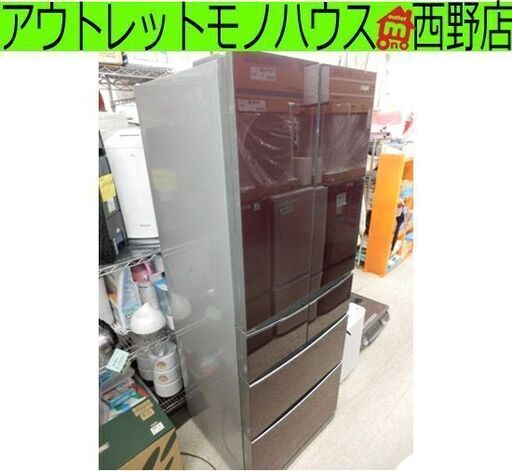 ▷ 冷蔵庫 400L 6ドア 2014年製 フレンチドア 自動製氷機付き 観音開き ...