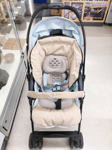 GM１２９　ベビーカー　combi コンビ　メチャカル ハンディ オート4キャス エッグショックHF ベビーシート　ベビーバギー　赤ちゃん用品　ベビー用品　ベージュ　スノーホワイト　スタンダードモデル　対象月齢：1カ月～36カ月頃（体重15kg以下）リサイクルショップ　ケイラック朝霞田島店　配達　配送　販売　回収　見積　査定　出張買取　買取　駐車場　現金買取　朝霞　志木　和光　新座　和光市　富士見　板橋　練馬　さいたま市　大宮　浦和　蕨　草加　戸田　上尾　ふじみ野　川越　所沢　東大和　清瀬　武蔵村山