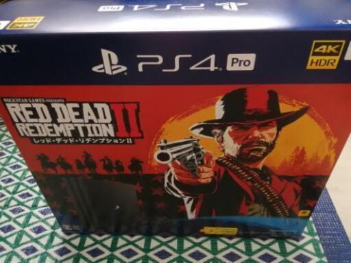 中古　美品　ps4 pro 1TB レッド・デッド・リデンプション2 パック CUHJ-10028　プレイステーション4 中古 レッドデッド リデンプション2 中古 美品 ps4 pro 1TB レッド