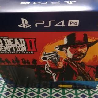 中古 美品 ps4 pro 1TB レッド・デッド・リデンプション2 パック CUHJ 