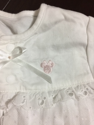 お値下げ 美品 ディズニー ベビードレス 帽子付き セレモニードレス 刺繍 レース あさ 小作のベビー 用品 ベビー服 の中古あげます 譲ります ジモティーで不用品の処分