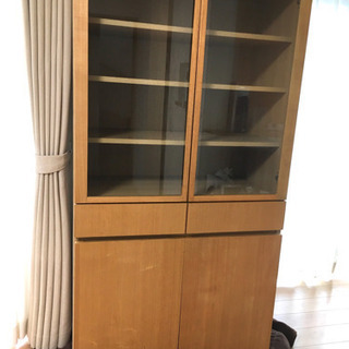 無印良品カップボード食器棚 どんぐり 新百合ヶ丘の収納家具 食器棚 キッチン収納 の中古あげます 譲ります ジモティーで不用品の処分