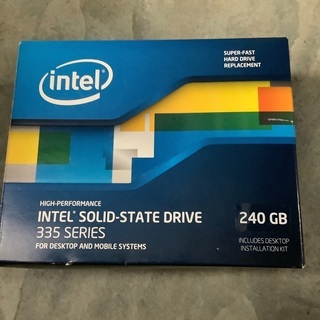 Intel SSD の箱差し上げます