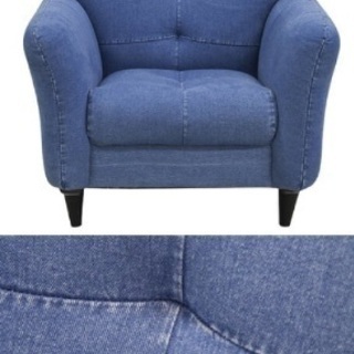 デニム ソファ 1人掛け オシャレ 美品