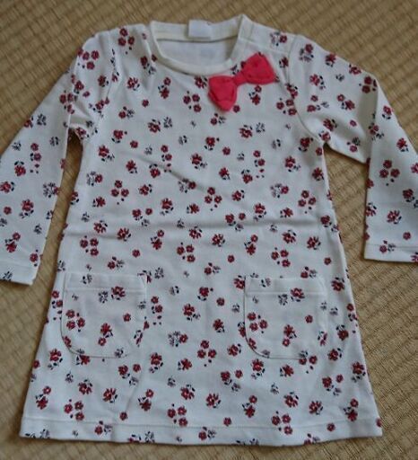 美品 花柄ワンピース 90センチ とわ 浅草のベビー用品 ベビー服 の中古あげます 譲ります ジモティーで不用品の処分