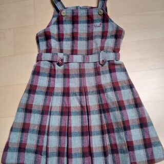 高島屋　の　Yumi  ジャンパースカート　サイズ120