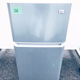 26番 Haier✨冷凍冷蔵庫✨JR-N106E‼️の画像