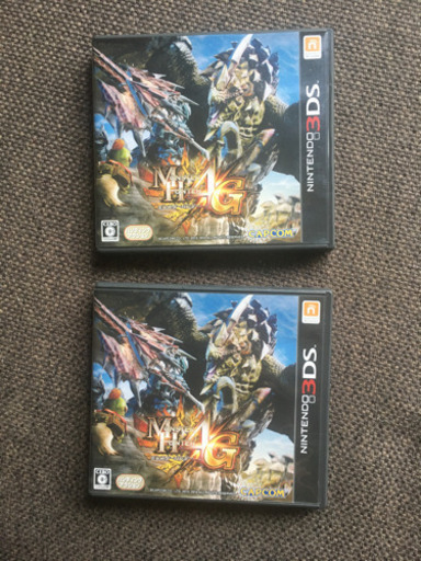 モンハン4gと4 ももも 真駒内のポータブルゲーム ニンテンドーds 3ds の中古あげます 譲ります ジモティーで不用品の処分