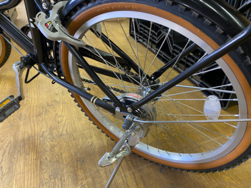 0927-3 ☆美品☆ Raychell 折り畳み自転車 黒 22インチ