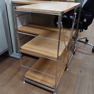 店舗同時販売中】無印良品 ステンレスユニット コーナーシェルフ【店頭 