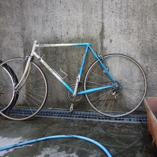 昭和のロードバイクフレーム　クロモリ　丸石自転車　日本製