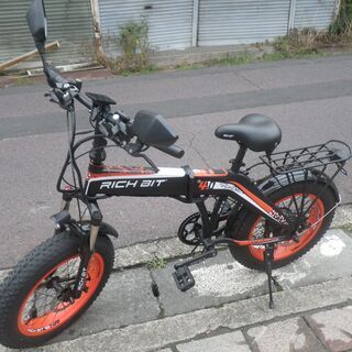 レアRich bit TOP016（電動バイク/自転車）走行可能距離100km