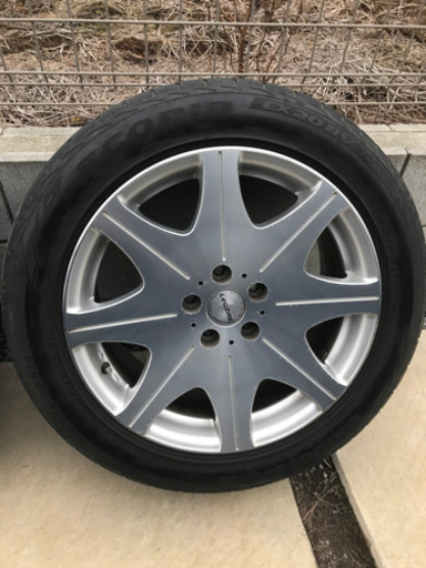 LEGZAS 18インチホイール 8J+45 PCD114.3 5穴 235/50R18 - タイヤ  