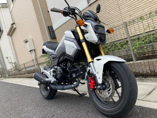 ホンダ　グロム後期！　走行距離1万キロ以下！　オイル交換済！　シフトインジケータ付き！自賠責約3年付き！　すぐ乗れます