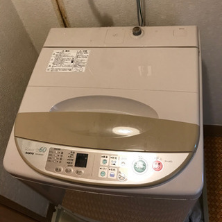 三洋電機 6kg 洗濯機　ASW-60S2 美品