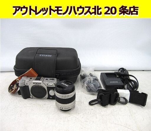 ☆ペンタックス ミラーレス デジタル一眼カメラ Q10 レンズ交換式 1276万画素 レンズ・ケース付き 札幌市 東区