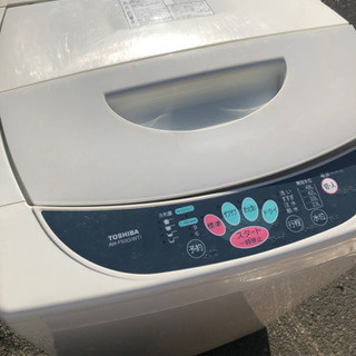 TOSHIBA  全自動洗濯機☆5K ステンレス差し上げます！