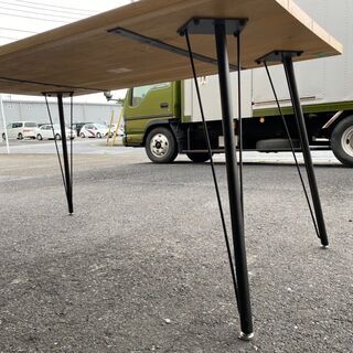 関家具 ダイニングテーブル FRANK Ⅲ TABLE テーブル 茶 作業台 