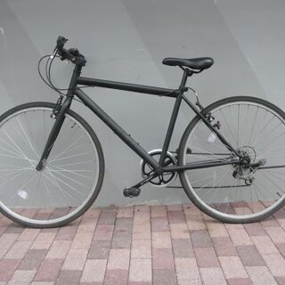  クロスバイク　マットブラック　管理NO.20200927-6