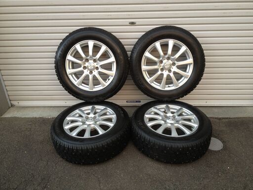 値下げ」スパイク タイヤ 215/60R16 weds JOKER HANKOOK アルミ 