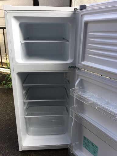 ハイアール JR-N121A 121L 2ドア シルバー 2017年製 冷蔵庫