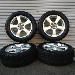 値下げ‼️132-2ヨコハマiceGUARD6 155/65R14ダイハツ純正アルミ 