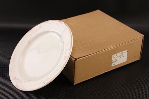 MIKASA ミカサ アルミクロン チャイナ ALUMICRON CHINA 20cm 中皿 6枚セット 厨房 レストラン デザート皿(J715wY)②