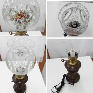 照明器具 テーブルライト イタリア製 アンティーク風 直径35×高さ41 