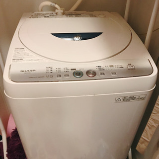【ネット決済】【引き取り限定！！】SHARP 4.5L洗濯機 2...