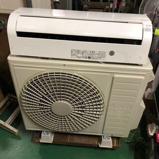 即決 エアコン 日立 白くまくん 残暑 取説有ります 保証書も 2019年製 5.6 