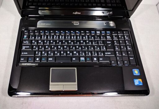 富士通ノートPC 希少な紫 インテル Core 2 大容量500GB DVDドライブ